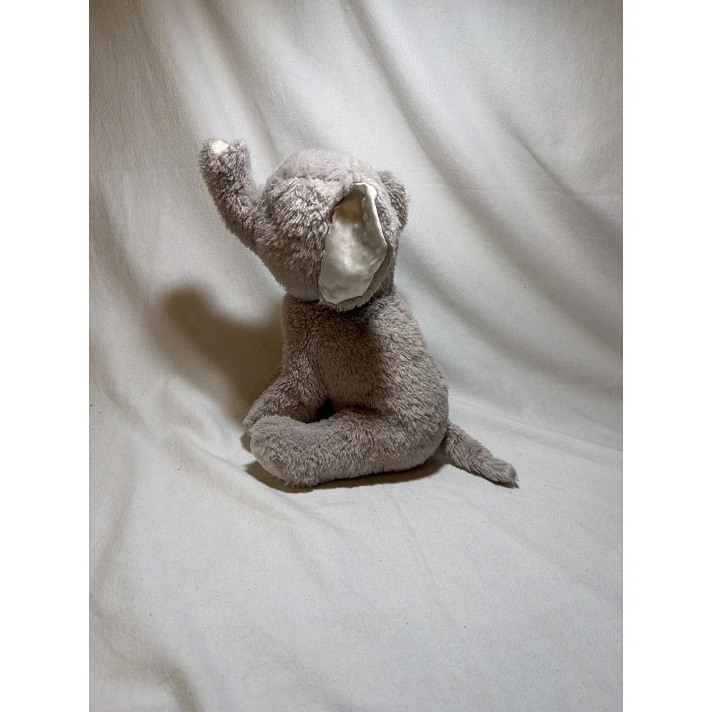 Baby G by Gund Grey Elephant Plush Stuffed Animal Satin Ears 4060371 Kids Toy